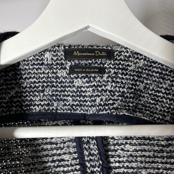 Massimo Dutti Short Pattern Boucle Jacket - M - Picture 3 of 6